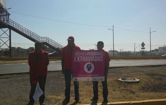 Voluntarios ultiman detalles de logística en Ecatepec, una de las provincias más violentas del país. Según la Procuraduría General de Justicia del Estado de México (PGJEM), entre 2014 y 2015, 400 mujeres desaparecieron en el lugar.