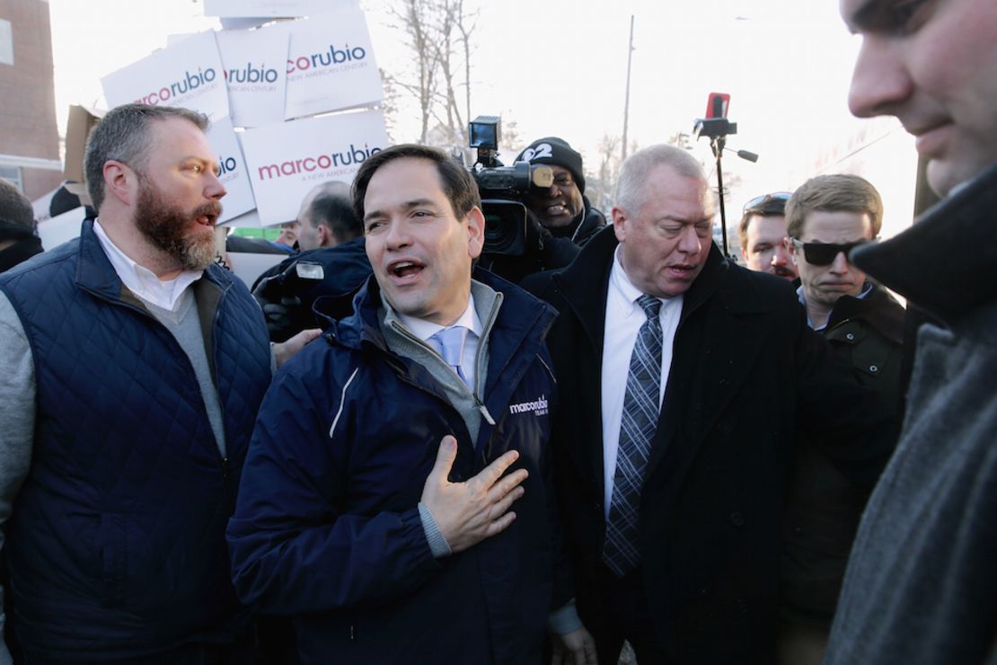 CNNE 255036 - marco rubio campaigns in new hampshire on primary day