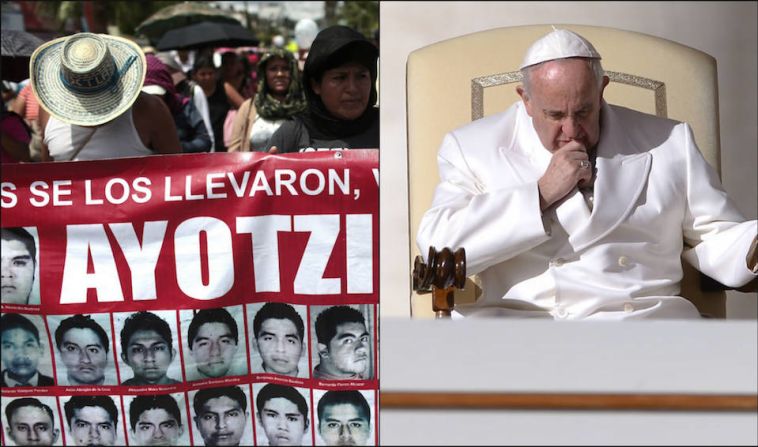 A pesar de que en la agenda del papa Francisco no está una reunión con las víctimas de Ayotzinapa, muchos mexicanos creen que el pontífice debería dialogar con ellos en su visita a México.