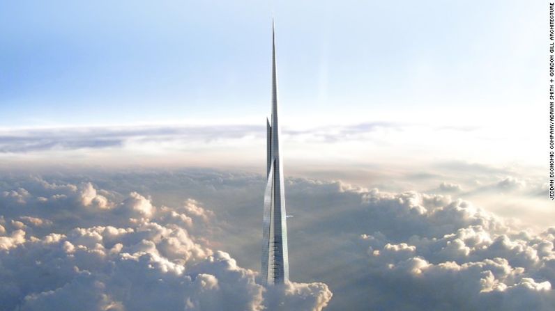 Torre Yeda, Yeda - Si bien aún no hay planes para financiar o construir el Sky Mile Tower, otros edificios en el mundo han estado rompiendo récords de altura. En diciembre de 2015, se dieron a conocer los planes para la construcción de la Torre Yeda en Arabia Saudita. Actualmente se encuentra en construcción y se está trabajando para alcanzar el título del edificio más alto del mundo... con un kilómetro de altura.