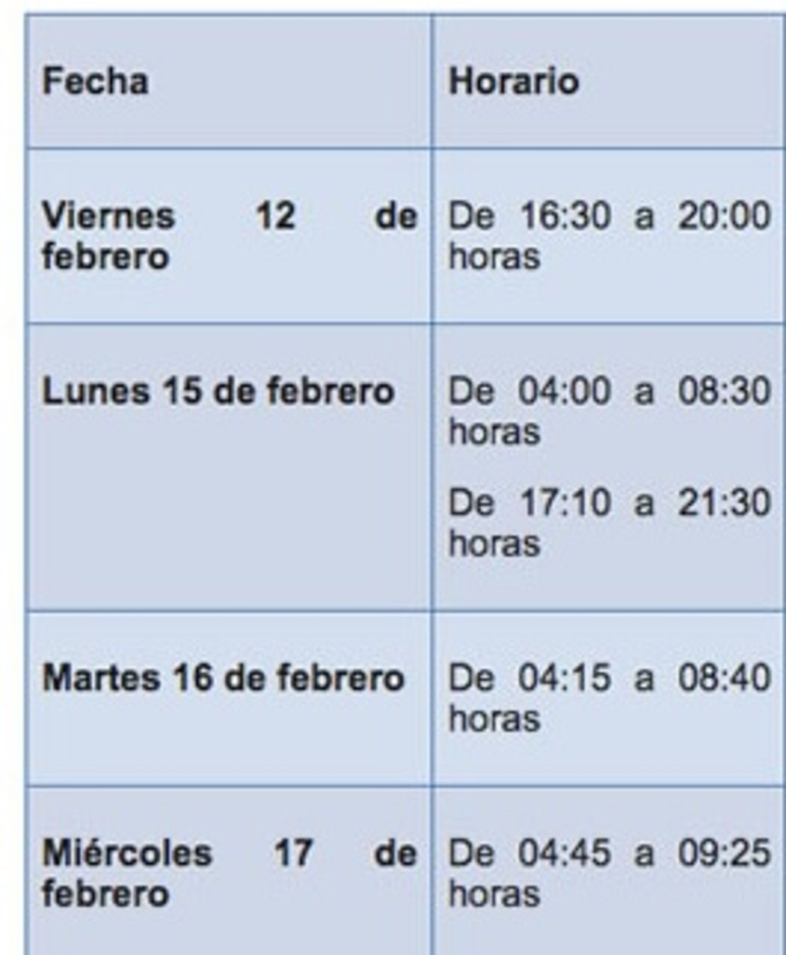 CNNE 256227 - horario1