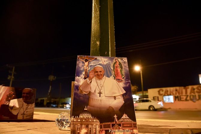 La visita del papa Francisco en México terminará con una misa masiva en la ciudad fronteriza de Juárez.