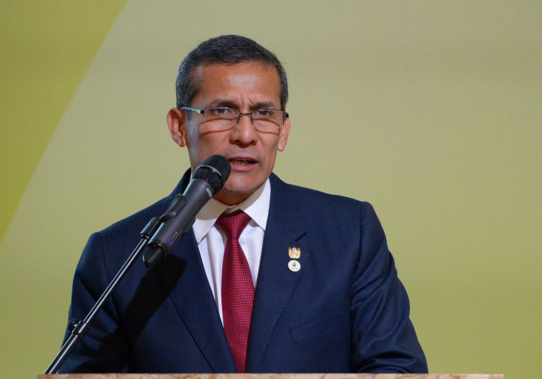 Imagen de archivo. Presidente Ollanta Humala durante su intervención en el COP21.