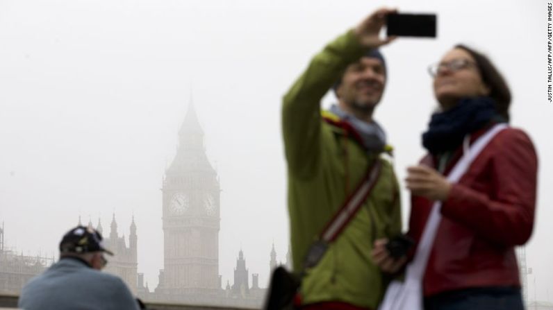 Destino en el que se tomaron mayor cantidad de selfies: Londres