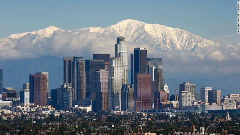 Los Ángeles, tercera en el listado de ciudades