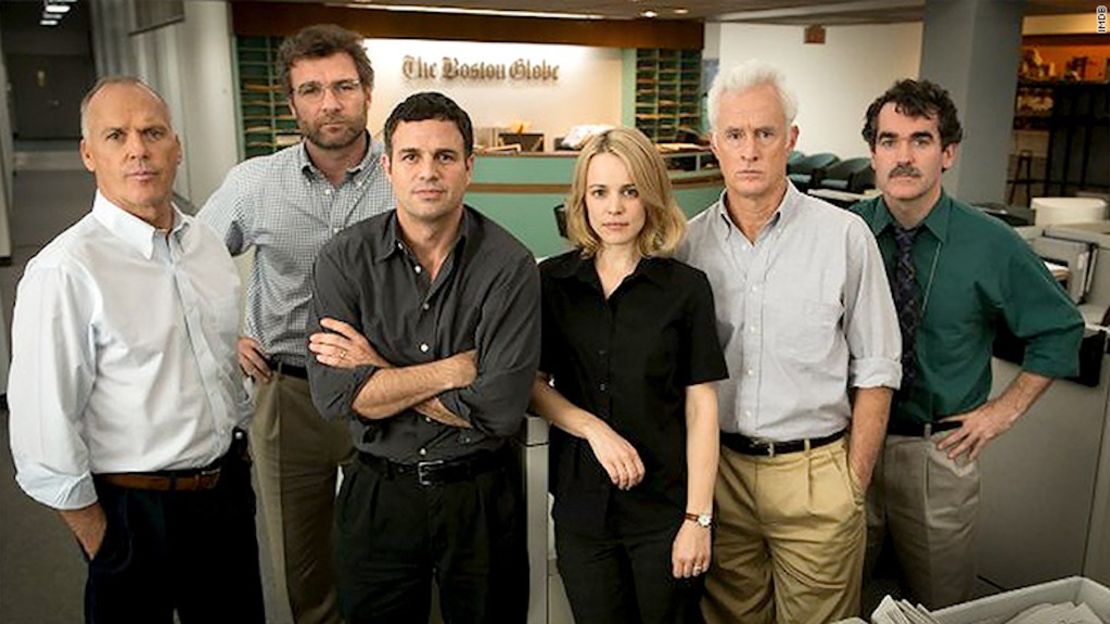 Los seis actores que interpretaron a los reporteros de Spotlight.