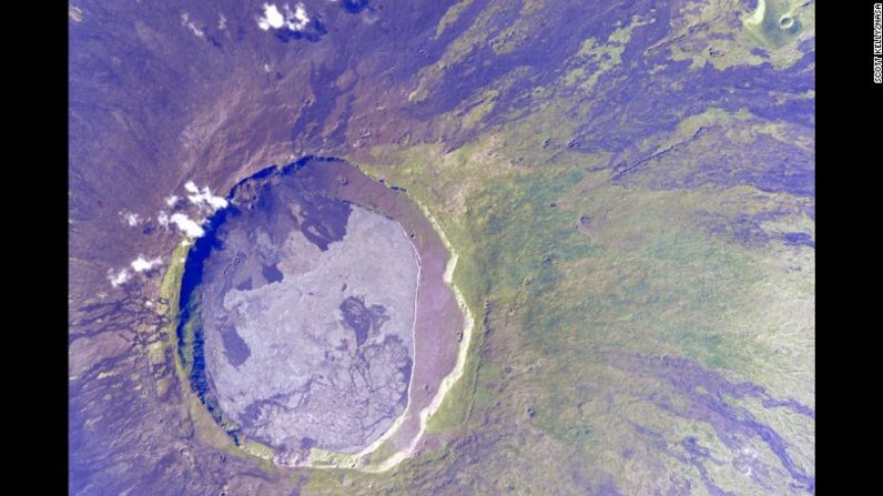 Galápagos desde el espacio.