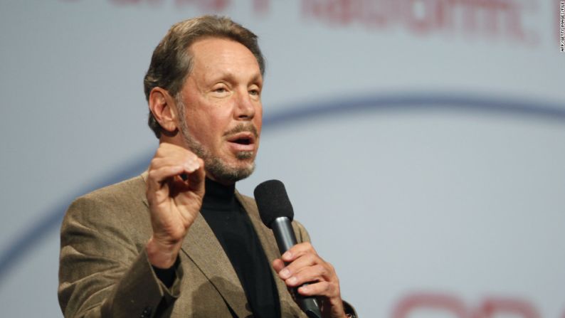 En el puesto número siete: Larry Ellison.