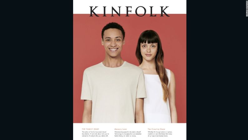 "Es un gusto trabajar con la revista Kinfolk, y ellos están apasionados por desarrollar su marca global. Solicitan diferentes estilos enérgicamente. Para ellos es más importante que sus modelos sean dedicadas; trabajar solo con un tipo de modelo es algo limitado al igual que anticuado, y por lo tanto no le resulta atractivo a su mercado actual y a su mercado objetivo". - Sarah Bunter.