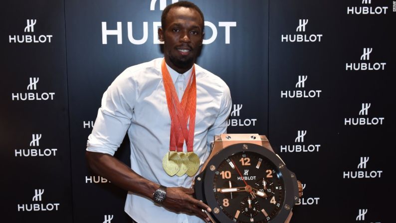 Usain Bolt, el hombre más rápido en la tierra, dice que decidió trabajar con Hublot, precisamente porque la empresa tiene la política de no darle sus relojes a las celebridades.