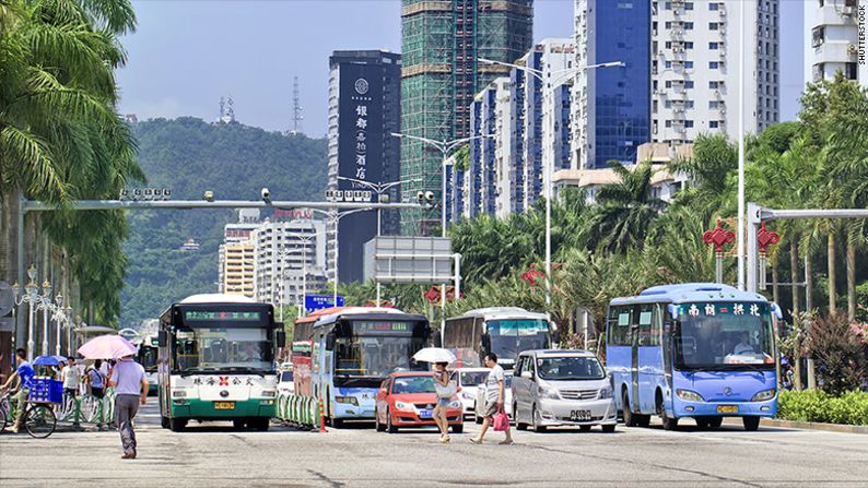 Zhuhai, muy cerca de Shenzhen y Cantón, completa una trifecta de tráfico pesado en el sur de China.