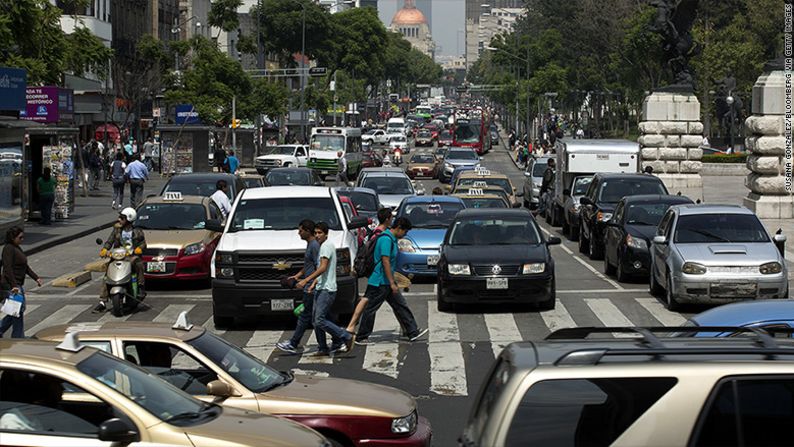 La Ciudad de México es conocida por su terrible tráfico. Las cosas no están mejorando.