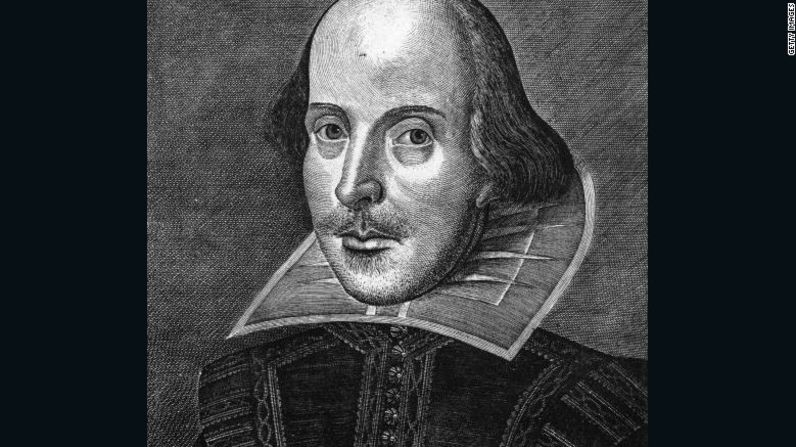 La imagen más conocida de Shakespeare es esta, del First Folio, publicado en 1623. Shakespeare murió en 1616; el próximo año se cumplirán 400 años de su muerte.