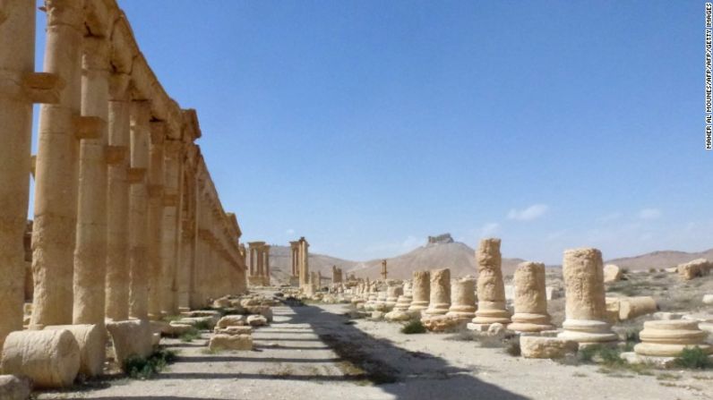 Se temía que gran parte del sitio histórico, Patrimonio de la Humanidad de la UNESCO, fuera completamente destruida por ISIS.