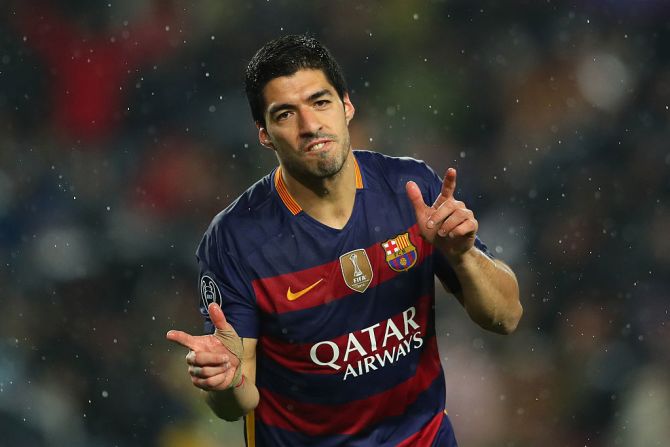 Uno de los uruguayos es Luis Suárez, compañero de Messi en el Barcelona