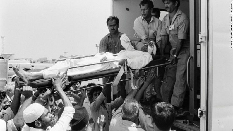 Veinte personas murieron en el secuestro de un vuelo de Pan Am el 5 de septiembre de 1986 en Karachi, Pakistán.