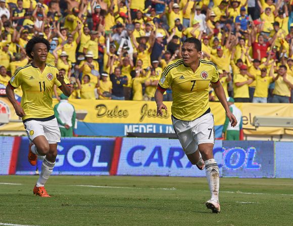 Juan Guillermo Cuadrado y Carlos Bacca, dos referentes del equipo de Pekerman.