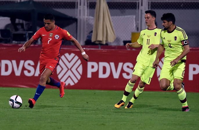 Venezuela perdió de local 4-1 ante Chile.