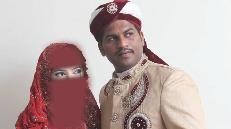 Naveed Ashraf con su esposa, Shawana era una pareja de recién casados que murió en los ataques de Lahore, Pakistán. Esta imagen ha sido editada a petición de la familia de las víctimas para proteger su privacidad.