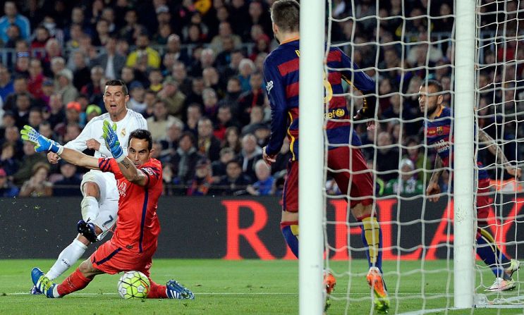 Cristiano Ronaldo marcó el gol de la victoria merengue.