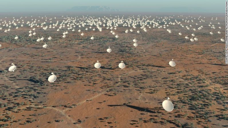 El telescopio Square Kilometre Array (SKA) de Sudáfrica es uno de los proyectos más ambiciosos del mundo para estudiar el universo.