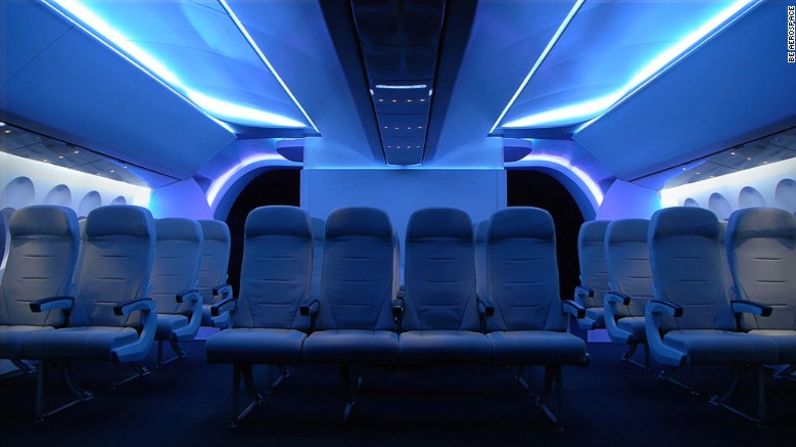 Los premios a los mejores diseños de cabinas fueron premiados este 5 de abril en Alemania. Este diseño ganó por la mejor iluminación: las luces led flexibles permiten iluminar casi cualquier rincón del avión.