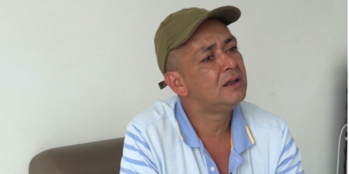 Luis Moreno, exguerrillero de las FARC.