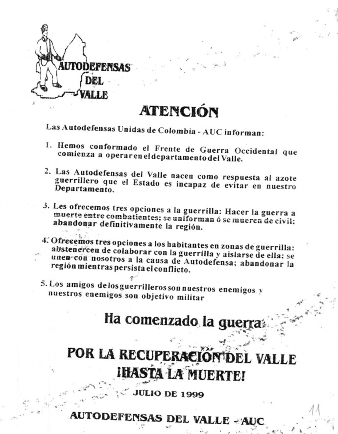 CNNE 276543 - autodefensas panfleto