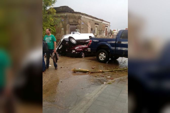 El presidente Tabaré Vázquez puso a disposición de la ciudad de Dolores todos los servicios del Estado para atender la emergencia.