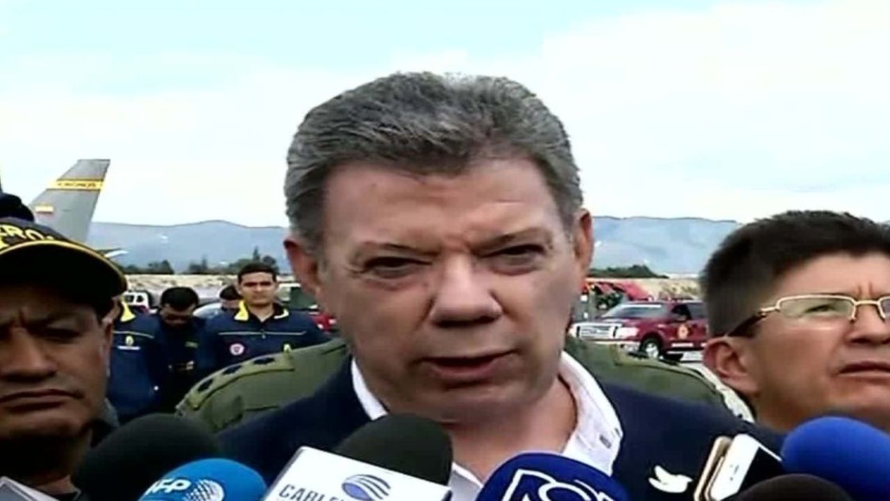 Presidente Juan Manuel Santos expresa su solidaridad con Ecuador