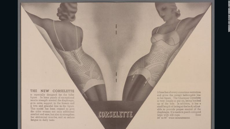 Folleto publicitario de los corsets 'Anotex' de Charnaux, 1934