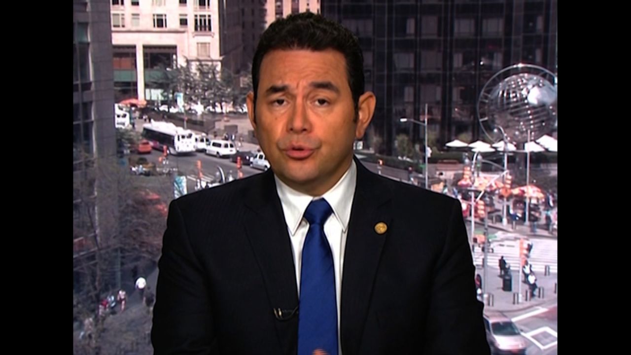 Interview with Jimmy Morales, President of Guatemala.