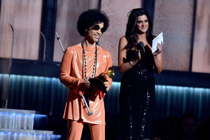 Durante su presentación en los Grammy en 2015.