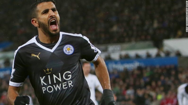 Riyad Mahrez fue nombrado jugador del año de la Asociación de Futbolistas Profesionales de Inglaterra y ha marcado 17 goles