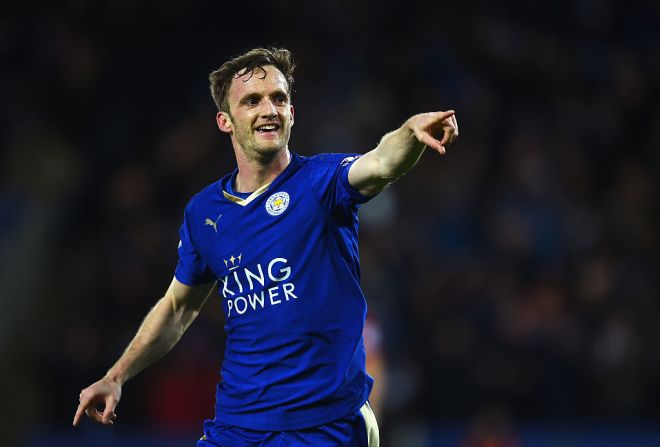 Otro de los héroes es Andy King, quien ha estado con el equipo desde tercera división, y ha salido campeón en tercera en 2009, de segunda en 2014 y ahora de primera división.