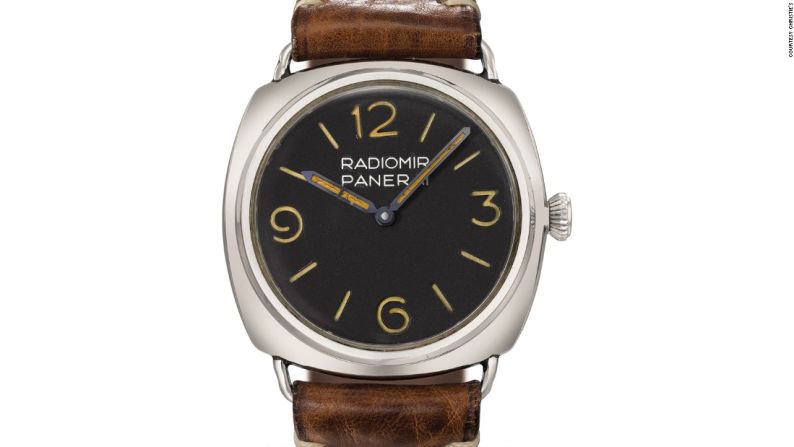 Italian Navy Issue Panerai Radiomir Ref. 3646, valor aproximado 93.000 de dólares (Christie’s).