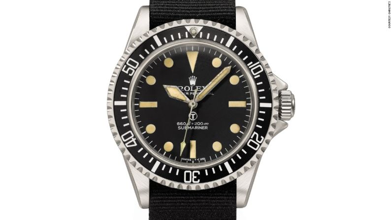 British Military Rolex Submariner Ref. 5513, valor aproximado 123.000 dólares (Christie’s).