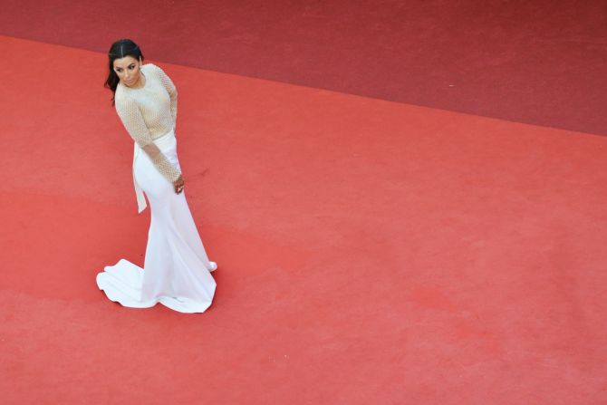 Eva Longoria durante la premiere de 'Café Society' en el Festival de Cannes.