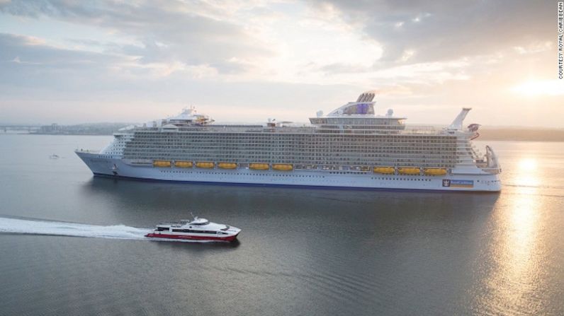 Harmony of the Seas— El nuevo barco de Royal Caribbean, el Harmony of the Seas, hace su debut este fin de semana en Southampton, Inglaterra. Es el crucero más grande del mundo.