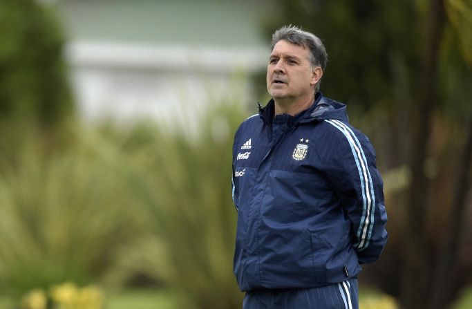 El D.T. Gerardo 'Tata' Martino repite en Copa América al frente del equipo argentino tras su debut en la edición Chile 2015.