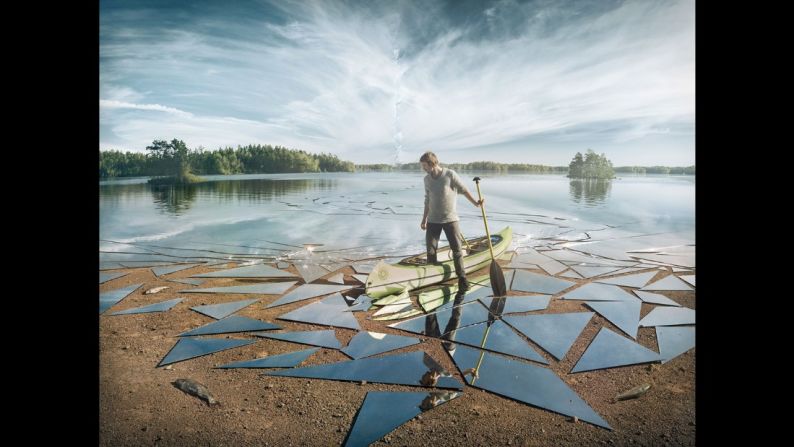 Impacto —El artista sueco Erik Johansson es un maestro manipulador de fotografías.