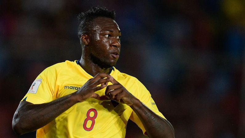 El ecuatoriano Felipe Caicedo se pierde la Copa por lesión.