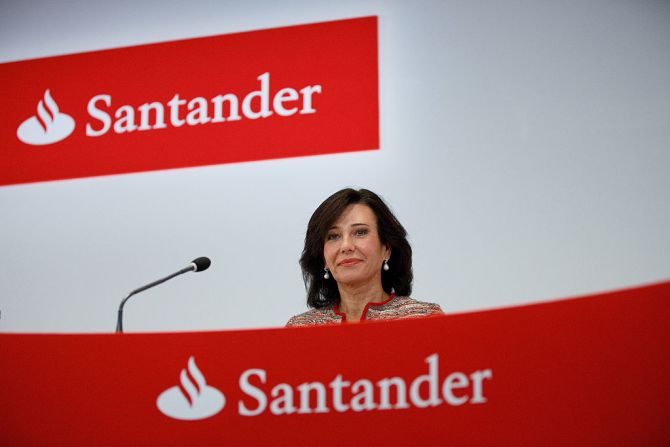 10. Ana Patricia Botín, presidenta del Banco Santander.