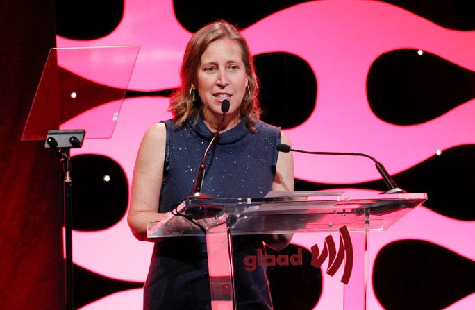 8. Susan Wojcicki, directora ejecutiva de YouTube.