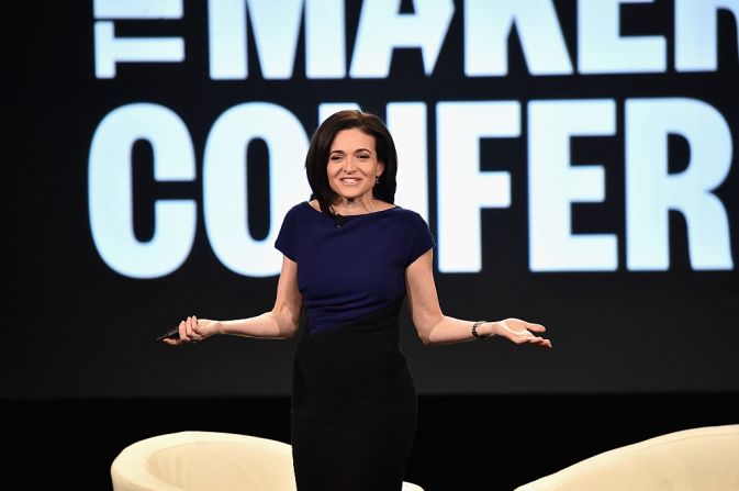 7. Sheryl Sandberg, directora de operaciones de Facebook.