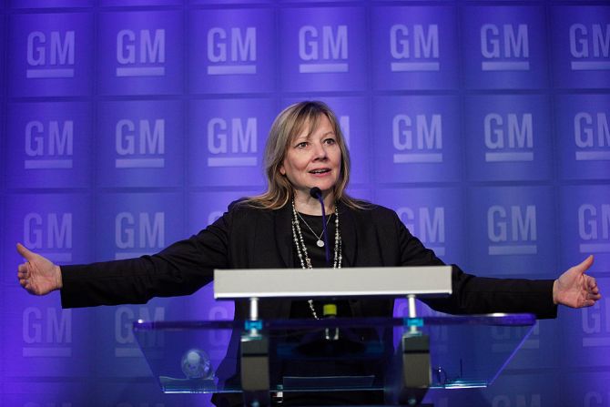 5. Mary Barra, directora ejecutiva de General Motors.