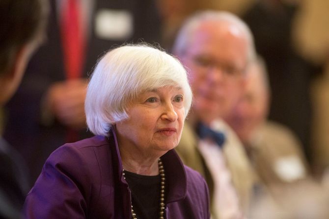 3. Janet Yellen, presidenta de la Reserva Federal de Estados Unidos.