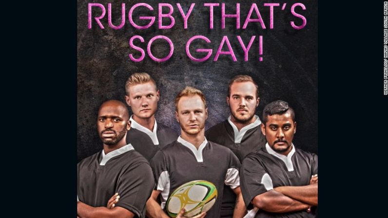 Los Jozi Cats, el primer equipo de rugby gay en África, crearon una provocativa campaña de publicidad para reclutar nuevos miembros.