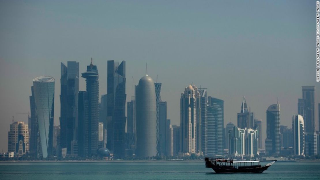Panorámica de Doha, capital de Qatar.