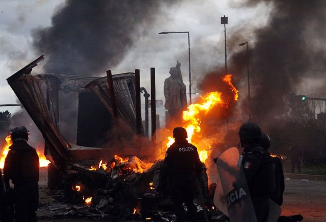 Al menos 6 personas murieron durante los enfrentamientos, según las autoridades (PATRICIA CASTELLANOS/AFP/Getty Images).